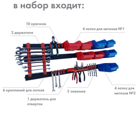 Набор для хранения инструментов